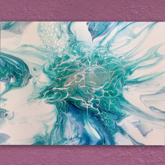 Brilliant Thoughts. Original abstract painting on 12"x16" stretched canvas
